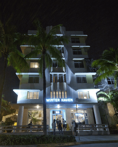 Winter Haven Art Deco Hotel in 3D
