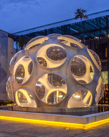 Buckminster Fuller Fly's Eye Dome in 3D #2