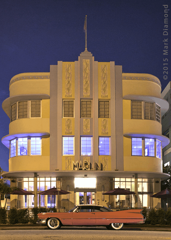Marlin Deco Hotel  in 3D, South Beach Miami