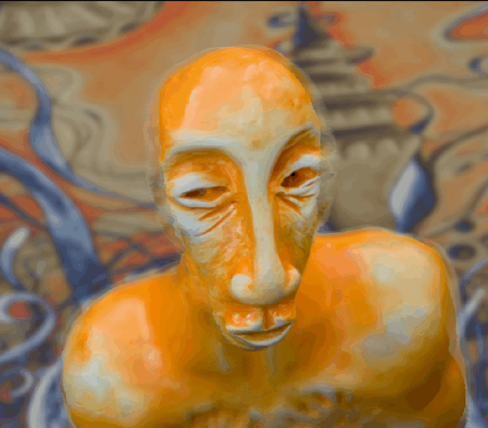 Orange Man in 3D